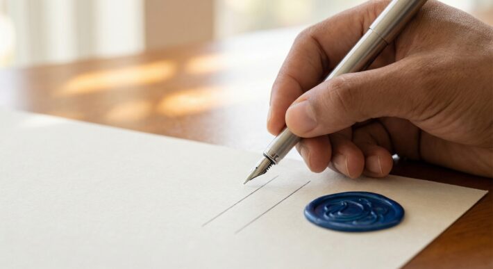 Cláusula de não aliciamento: Blindagem para o RH - ilustração de gestor de RH auditando contrato trabalhista