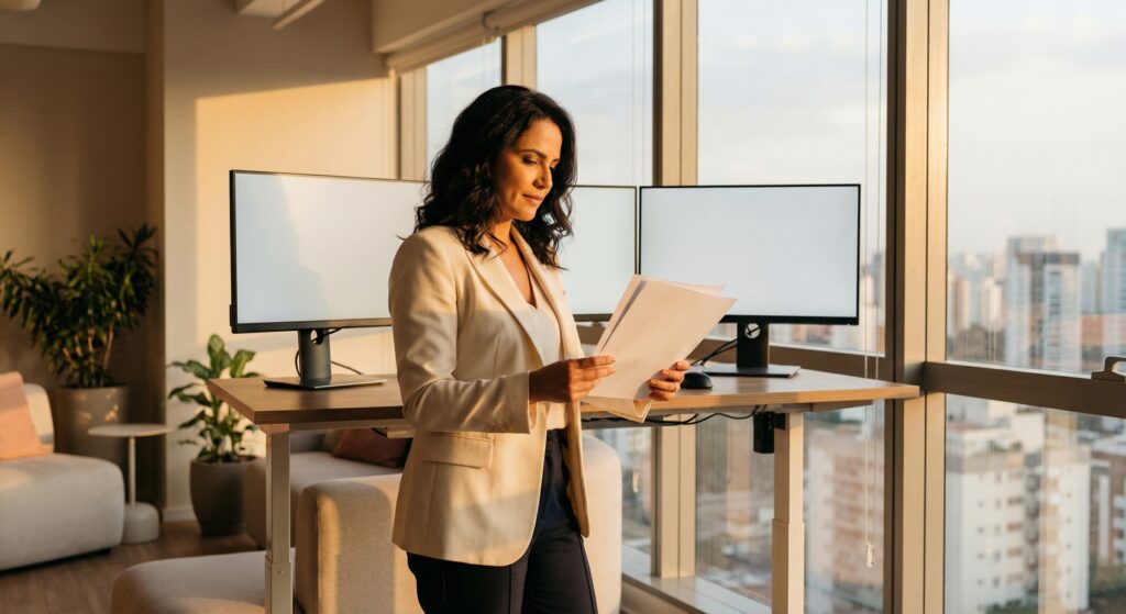 Cláusula de não aliciamento: blinde sua empresa hoje - ilustração de gestor de RH auditando contrato trabalhista