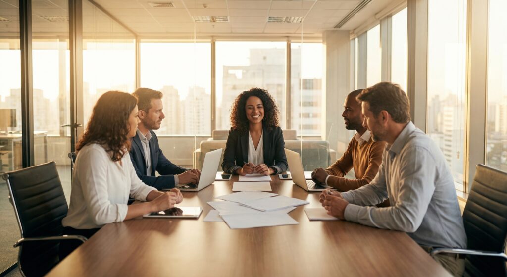 Cláusula de não concorrência: como aplicar sem riscos - ilustração de gestor de RH auditando contrato trabalhista