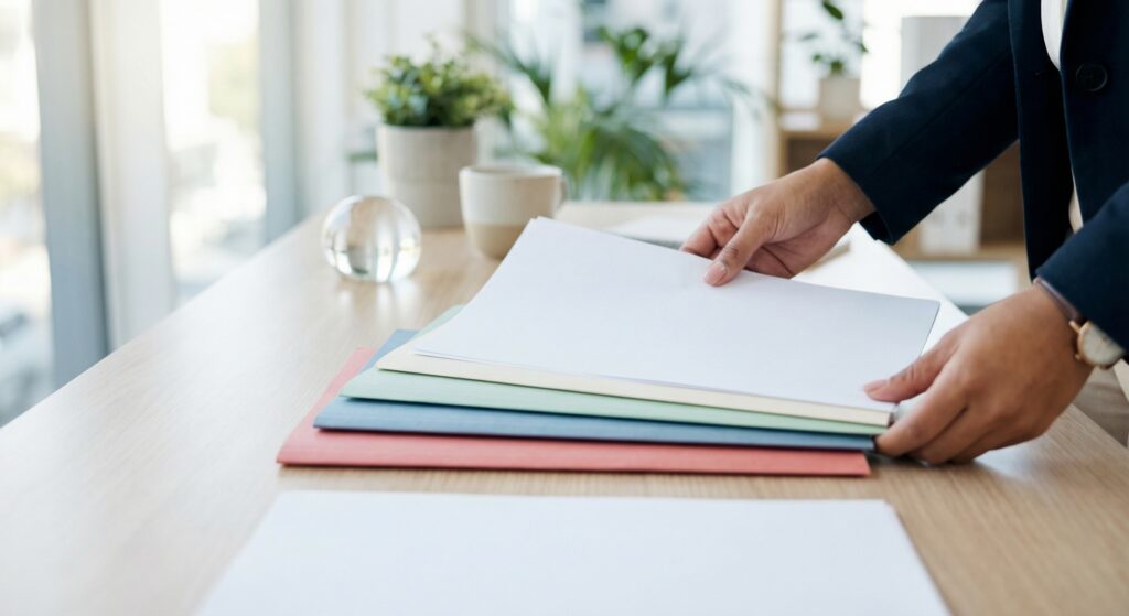 Cláusula de Não Concorrência: Como Validar no Contrato - ilustração de gestor de RH auditando contrato trabalhista