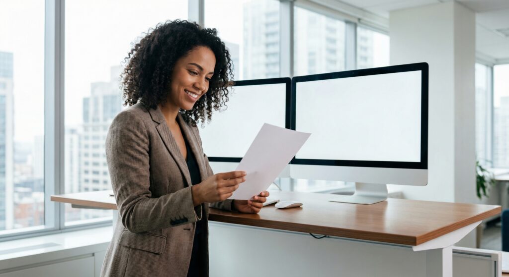 Cláusula de não concorrência é válida? Guia RH - ilustração de gestor de RH auditando contrato trabalhista