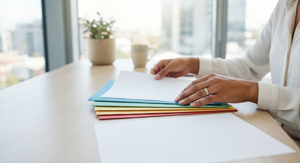 Cláusula de não concorrência: Guia prático para blindar a PME - ilustração de gestor de RH auditando contrato trabalhista