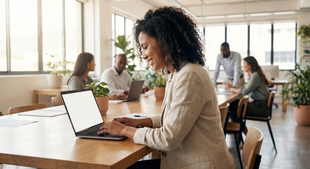 Cláusula de Não Concorrência: Guia Prático para RH - ilustração de gestor de RH auditando contrato trabalhista