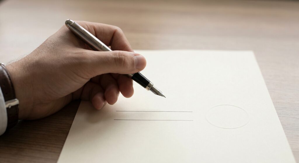 Cláusula de Não Concorrência: O Erro de R$ 50 Mil - ilustração de gestor de RH auditando contrato trabalhista