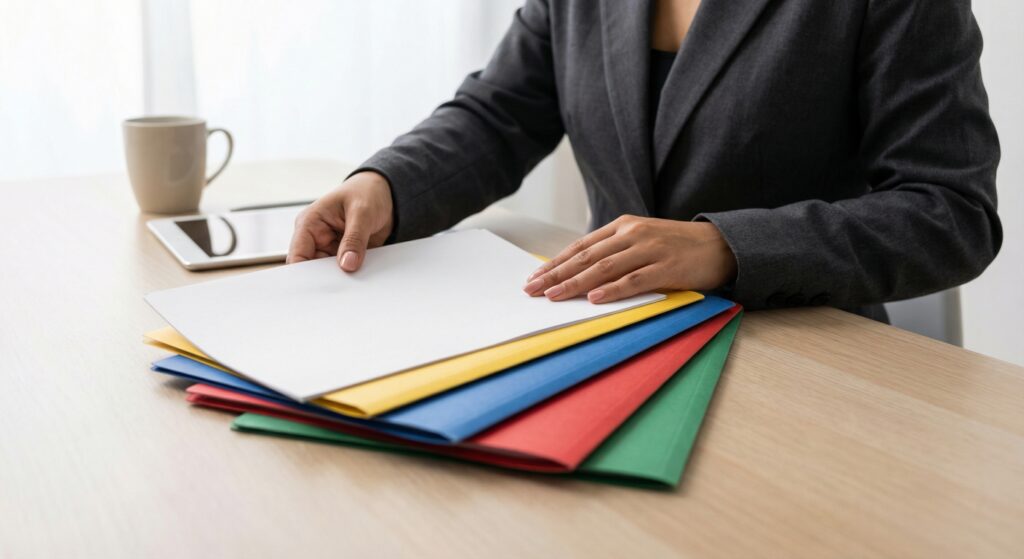 Cláusula de não concorrência: validade e riscos - ilustração de gestor de RH auditando contrato trabalhista