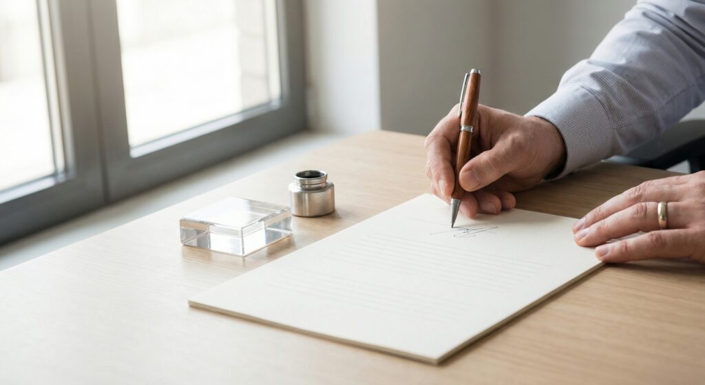 Cláusula de não concorrência: validade e riscos no RH - ilustração de gestor de RH auditando contrato trabalhista