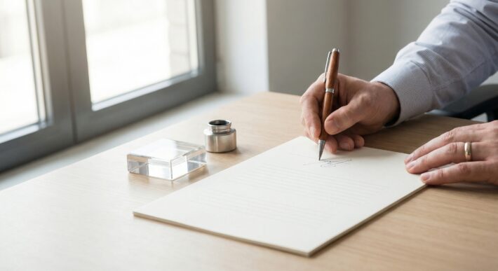 Cláusula de não concorrência: validade e riscos no RH - ilustração de gestor de RH auditando contrato trabalhista