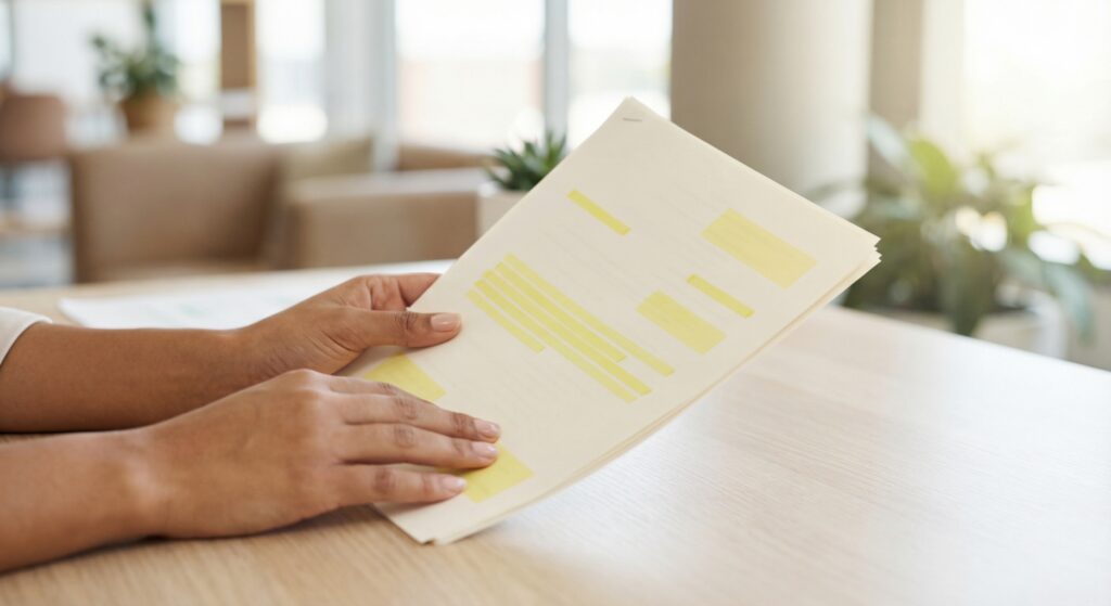 Contrato de parceria comercial: blinde a sociedade com regras de saída - ilustração de empreendedor analisando contrato