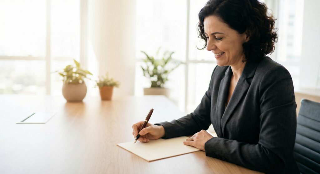 Contrato de Vesting: Como Proteger sua Sociedade - ilustração de empreendedor analisando contrato